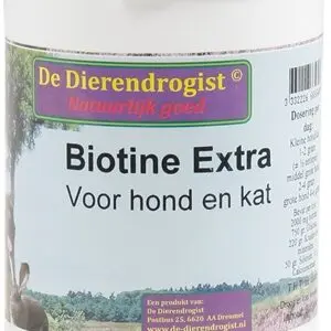 Dierendrogist biotine extra poeder 200 g – met kruiden voor hond - Afbeelding 1