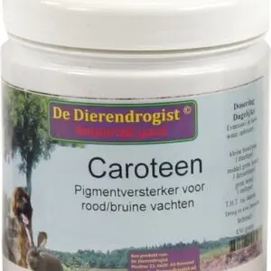 Dierendrogist caroteen pigmentversterker 450 g – rood/bruine vachten - Afbeelding 4