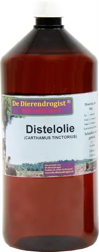 Dierendrogist distelolie 1000 ml – 70% linolzuur