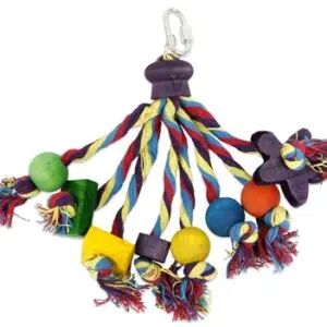Happy Pet papegaaienspeelgoed Carnival 22 x 11 x 11 cm – niet-giftige verf - Afbeelding 1