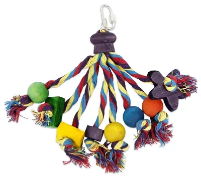 Happy Pet papegaaienspeelgoed Carnival 22 x 11 x 11 cm – niet-giftige verf