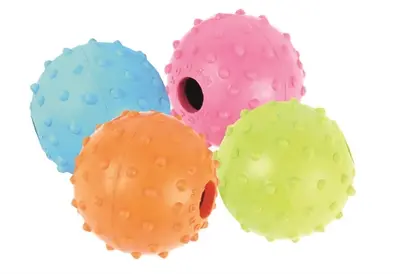 Happy Pet hondenbal rubber met bel 5,5 cm - Afbeelding 3
