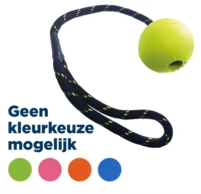 Happy Pet Tough Toys Floater rubber bal aan touw L 32 x 6,5 x 6,5 cm