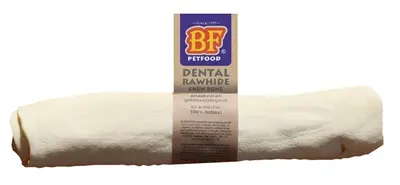 BF Petfood kauwkluif rawhide naturel L 23-27 cm – hypoallergeen - Afbeelding 1