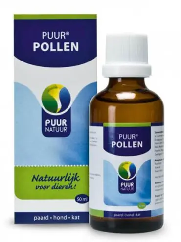 Puur Natuur Pollen druppels 50 ml – voor hond, kat en meer