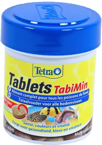 Tetra TabiMin voedertabletten 120 stuks – zinkend, voor bodemvissen