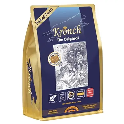 Kronch zalmsnacks 100% zalm 600 g – granenvrij voor honden