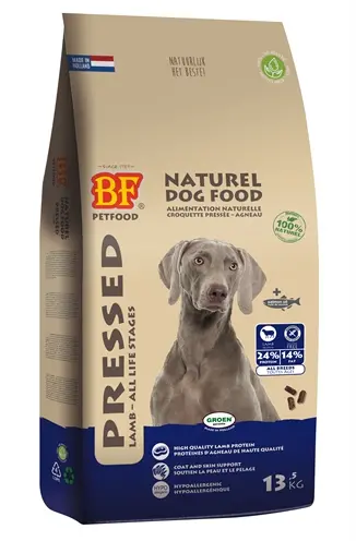 BF Petfood geperst hondenvoer lam en rijst Premium 13,5 kg – hypoallergeen