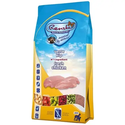 Renske hondenvoer Adult graanvrij verse kip 12 kg