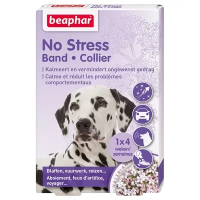 Beaphar No Stress halsband hond 65 cm – valeriaan en lavendel