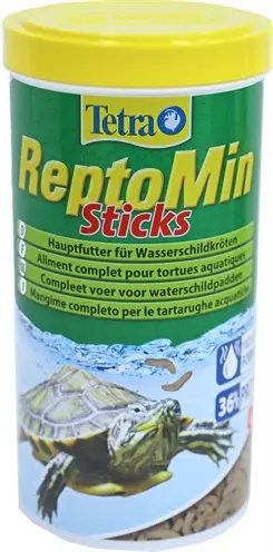 Tetra ReptoMin schildpadvoer 1 l – hoofdvoer sticks voor waterschildpadden
