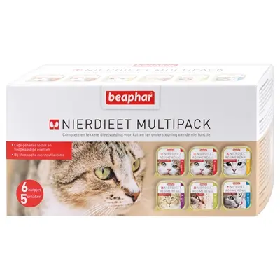 Beaphar Nierdieet Kat Multipack 6x100gr Zalmvariant