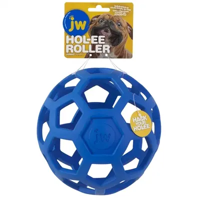 JW Hol-Ee Roller hondenbal Jumbo 20 cm – rubber, vulbaar met snacks - Afbeelding 4