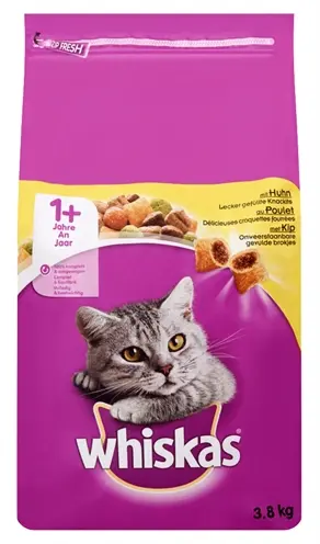 Whiskas droogvoer Adult Kip 3,8 kg – Dental Protection