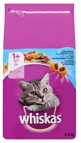 Whiskas droogvoer Adult Tonijn 3,8 kg – Dental Protection