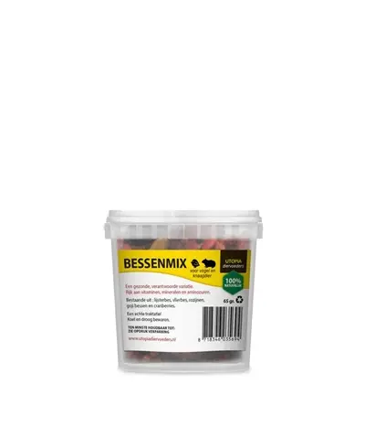 Utopia bessenmix 65 gr vitaminecrijk knaagdierenvoer