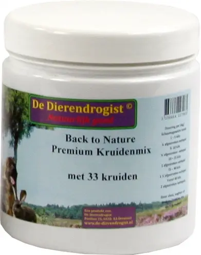 Dierendrogist Kruidenmix Hond 450g 33 Kruiden Groente
