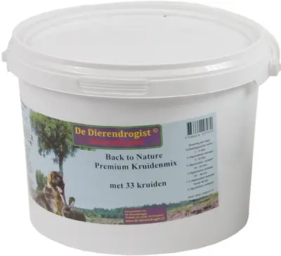 Dierenvoer Kruidenmix Dierendrogist 900g 33-Kruiden