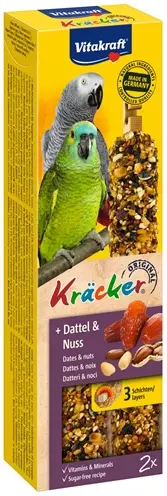 Vitakraft papegaai kracker fruit en noot 2 in 1 – 2 stuks