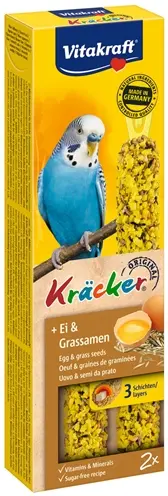 Vitakraft parkiet kracker ei 2 in 1 – 2 stuks