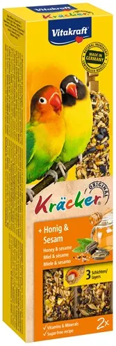 Vitakraft agapornidenkracker honing 2 in 1 – 2 stuks