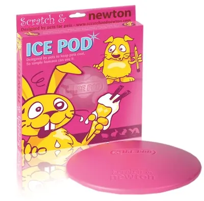 Scratch & Newton Ice Pod koelschijf 21 cm – voor konijnen en knaagdieren