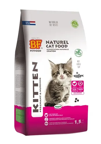BF Petfood kattenvoer Kitten Pregnant/Nursing 1,5 kg – graanvrij