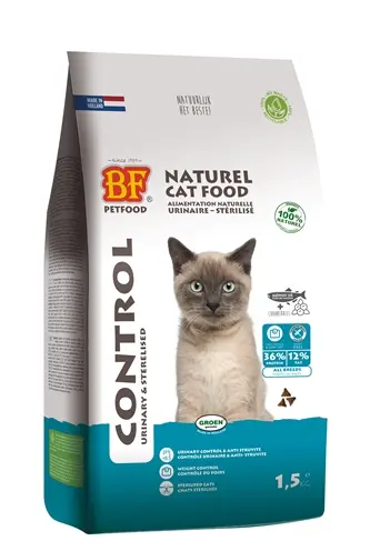 BF Petfood kattenvoer Cat Control Urinary & Sterilised 1,5 kg