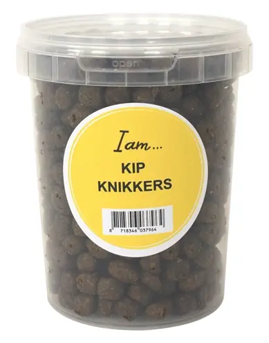 I Am hondensnack kipknikkers 300 g – in afsluitbare emmer