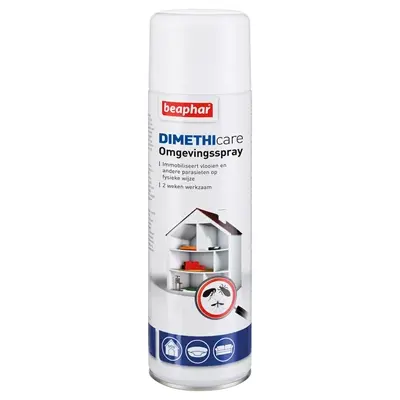 Beaphar Dimethicare omgevingsspray tegen vlooien en teken 400 ml
