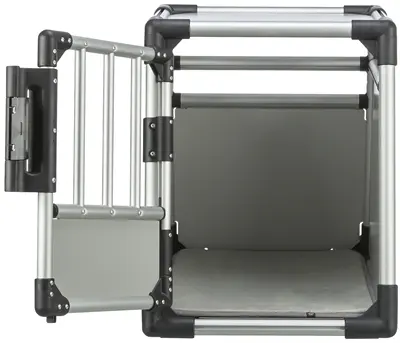 Trixie transportbox aluminium S 48 x 57 x 64 cm – auto, tot 15 kg - Afbeelding 3