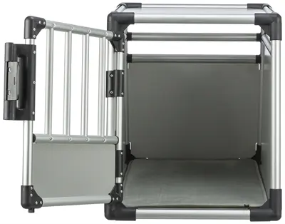 Trixie transportbox aluminium M 55 x 62 x 78 cm – auto, tot 20 kg - Afbeelding 4