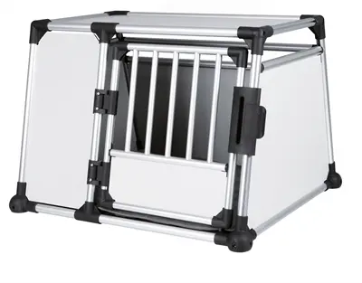 Trixie transportbox aluminium L 93 x 64 x 81 cm – auto, tot 40 kg