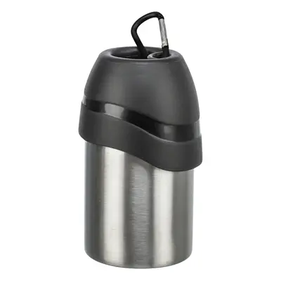 Trixie drinkfles RVS 300 ml – dop dient als drinkbakje - Afbeelding 2