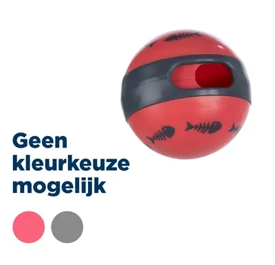 Trixie Cat Activity voerbal kat assorti 6 cm – verstelbare opening
