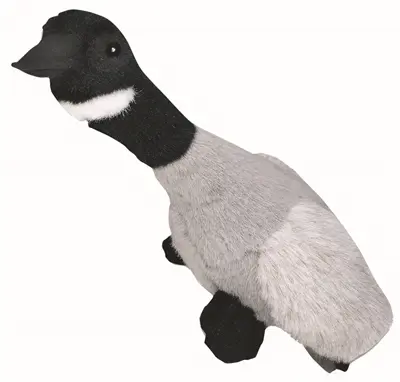 Happy Pet Migrator pluche Canadese gans 38 cm – hondenknuffel met pieper