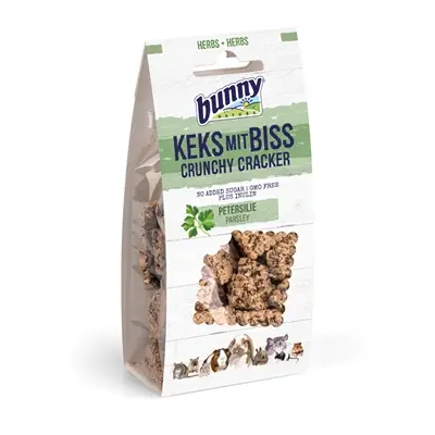 Bunny Nature Crunchy Cracker peterselie 50 g – knapperige snack