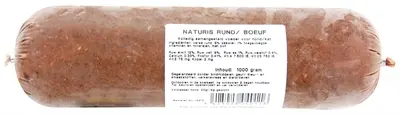 Naturis rund hondenvoer 1000 g – diepgevroren