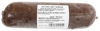 Naturis geit hondenvoer 1000 g – diepgevroren, eliminatiedieet