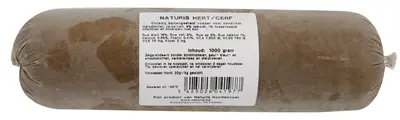 Naturis hert en rund hondenvoer 1000 g – diepgevroren, eliminatiedieet