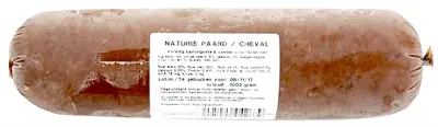 Naturis paard hondenvoer 1000 g – diepgevroren