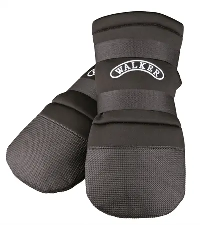 Trixie hondenschoenen Walker Care zwart L – 2 stuks, 18 x 9 cm