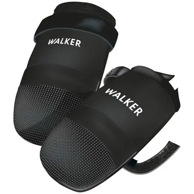 Trixie Walker Care beschermschoenen hond zwart XXXL – 2 stuks