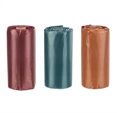 Trixie hondenpoepzakjes met handvat 3 x 15 stuks – assorti