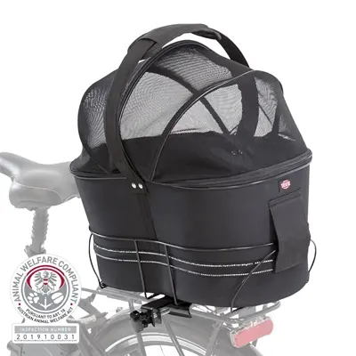 Trixie fietsmand achterop EVA zwart 48 x 29 x 42 cm – tot 6 kg - Afbeelding 2