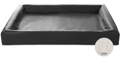 Bia Bed orthopedische hondenmand zwart 120 x 100 x 15 cm – maat 7
