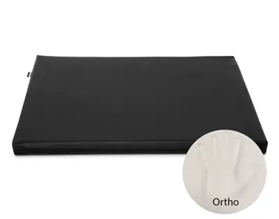 Bia Bed orthopedisch hondenmatras zwart 105 x 66 cm – drukverlagend