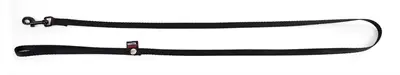 Martin looplijn hond nylon zwart 120 cm x 1 cm – maat XS