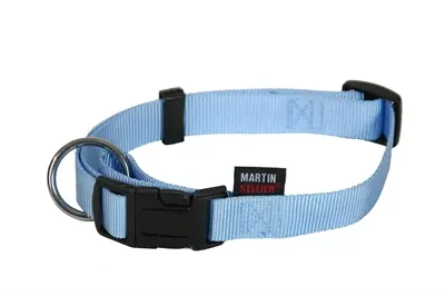 Martin Basic halsband nylon blauw 30-45 cm – maat S