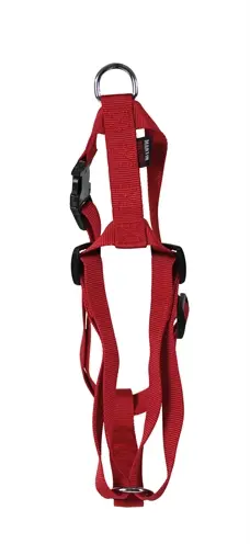 Martin hondentuig Basic nylon rood 35-50 cm – maat S